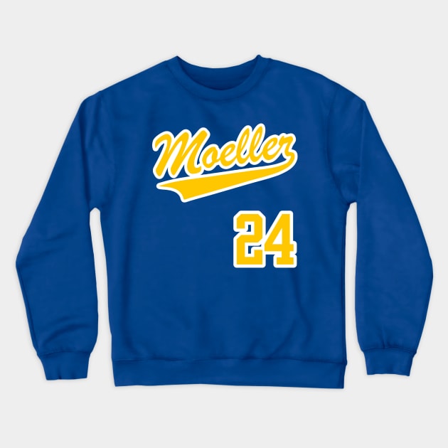 Ken Griffey Jr MOELLER Away Jersey (Front & Back Print) Crewneck Sweatshirt by darklordpug